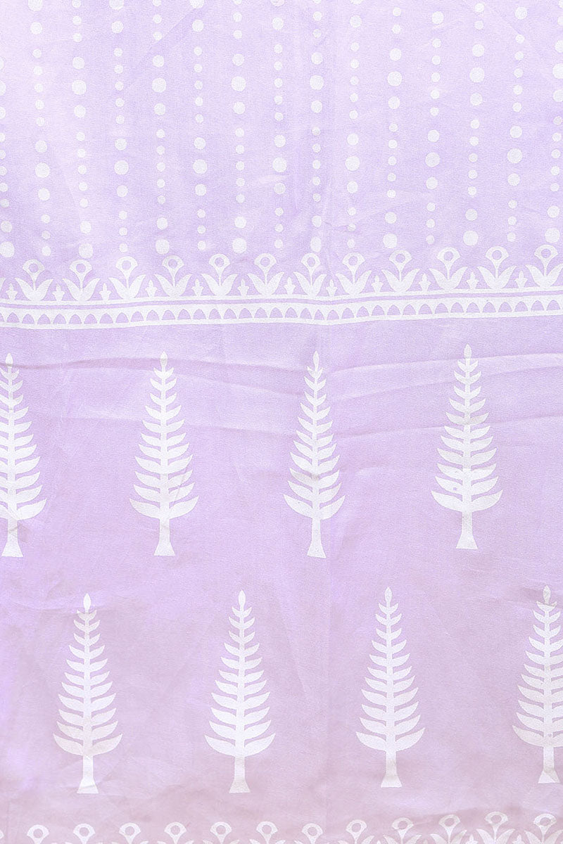 Lavender Pure Cotton Ethnic Motifs Printed Straight Suit Set VKSKD2120