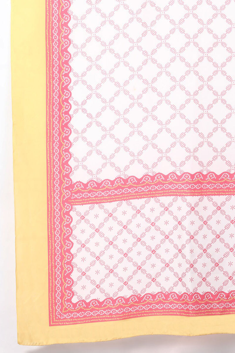 Pink Polyester Ethnic Motifs Straight Suit Set PKSKD1037