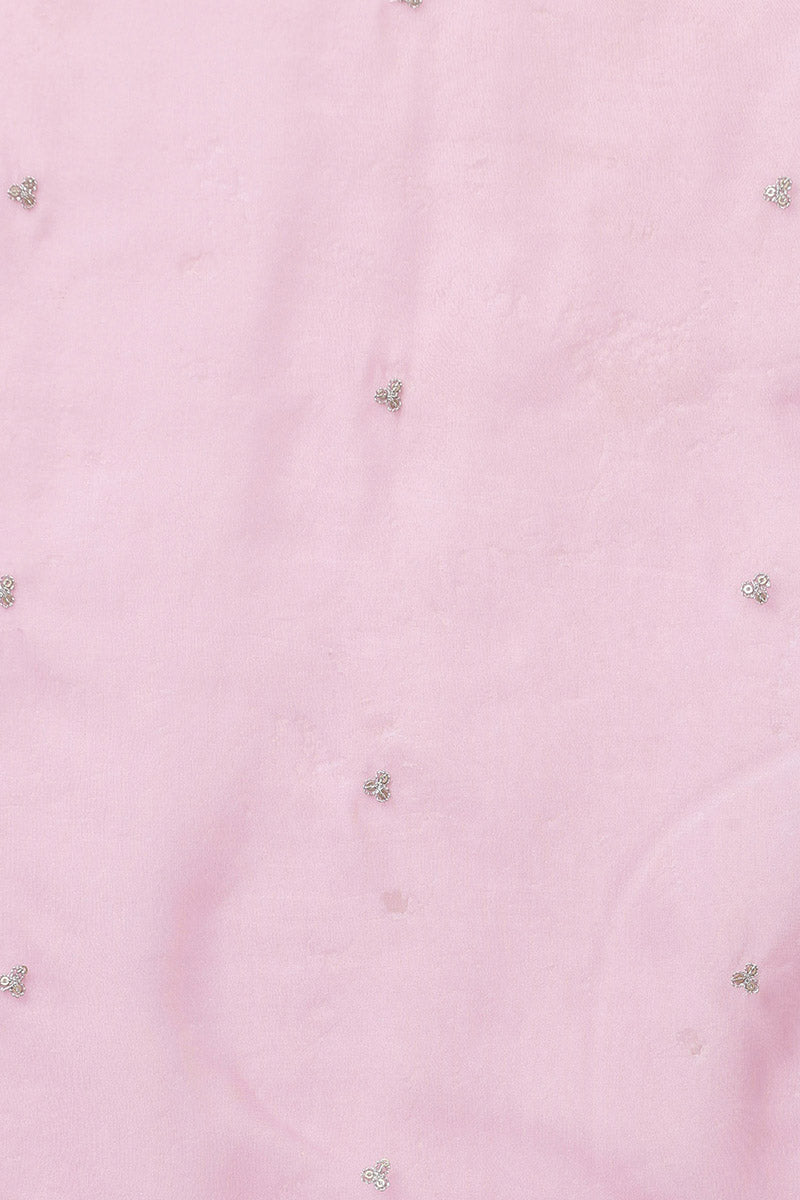 Lavender Silk Blend Solid Straight Kurta Trousers With Dupatta PKSKD1722