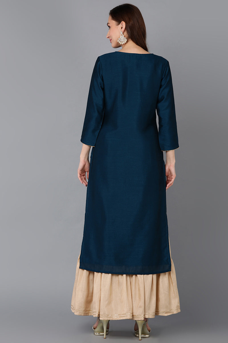 Ahika Floral Yoke Design Kurta VCK9132