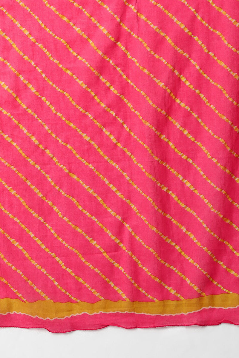 Yellow Ethnic Motifs Printed Regular Rayon Kurta VKSKD1224