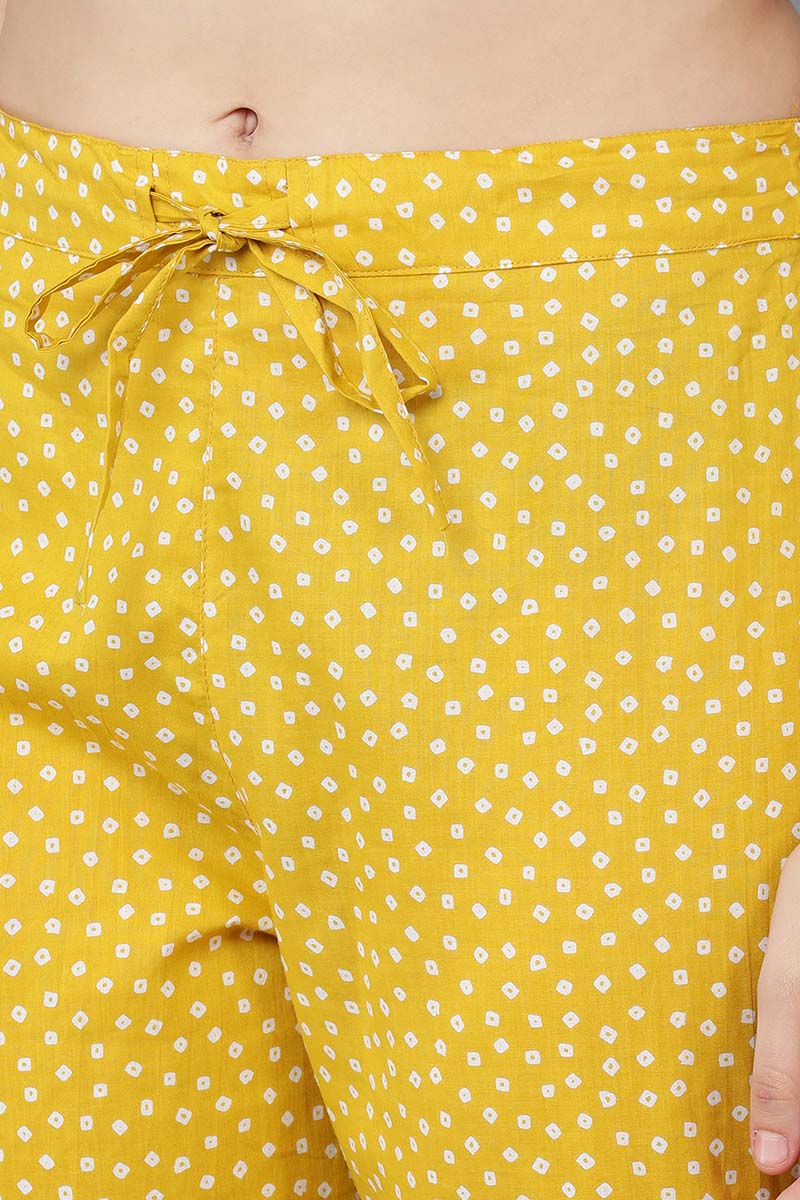 Ahika Women Yellow Rayon Blend Kurta Trousers With Dupatta VKSKD1479