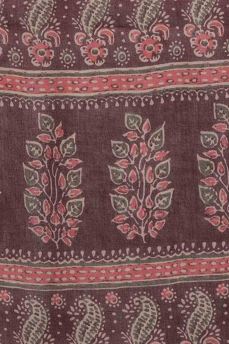 Maroon Rayon Blend straight Kurta Pant With Dupatta VKSKD1544