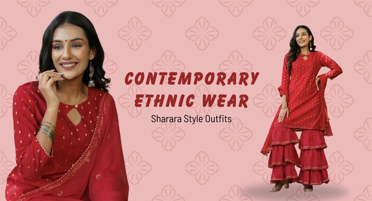 Sharara Style Outfits - Contemporary Ethnic Wear – Ahika