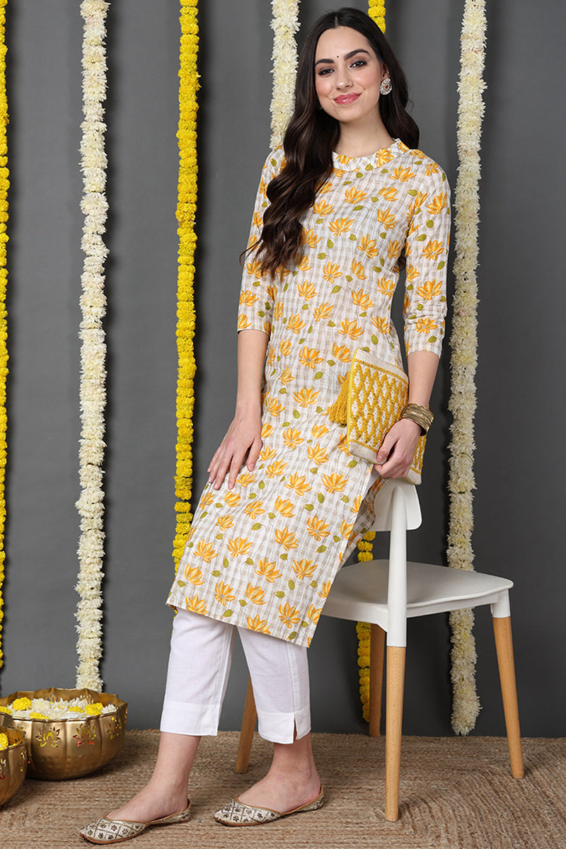 Latest Plus Size Yellow Leheriya Printed Kurti - ADIRICHA | Plus size, Kurti,  Dress