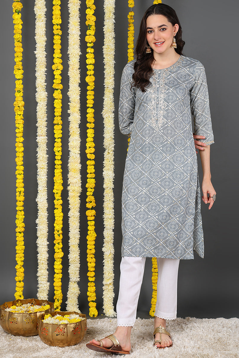 Black Hand Embroidered Parsi Crepe Kurti Fabric - Luxurionworld – Luxurion  World