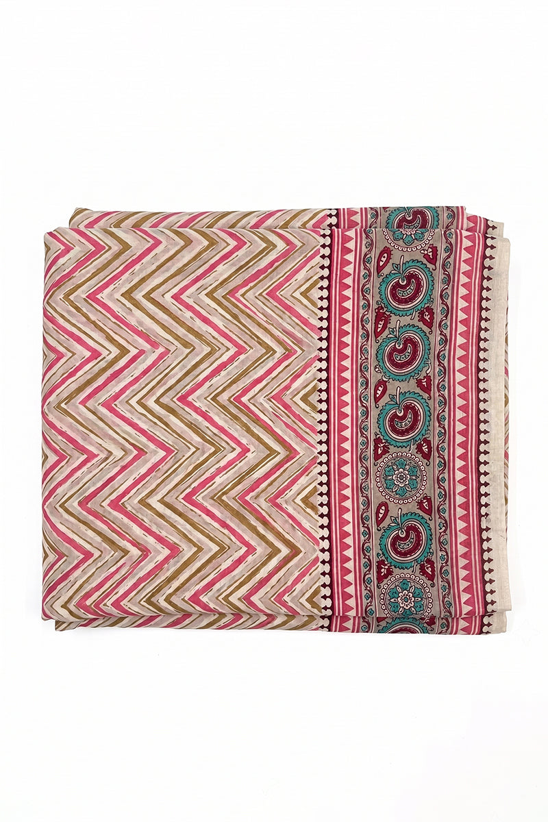 Ahika Women's Multicolor Chevron Printed Dupatta WDPT1001