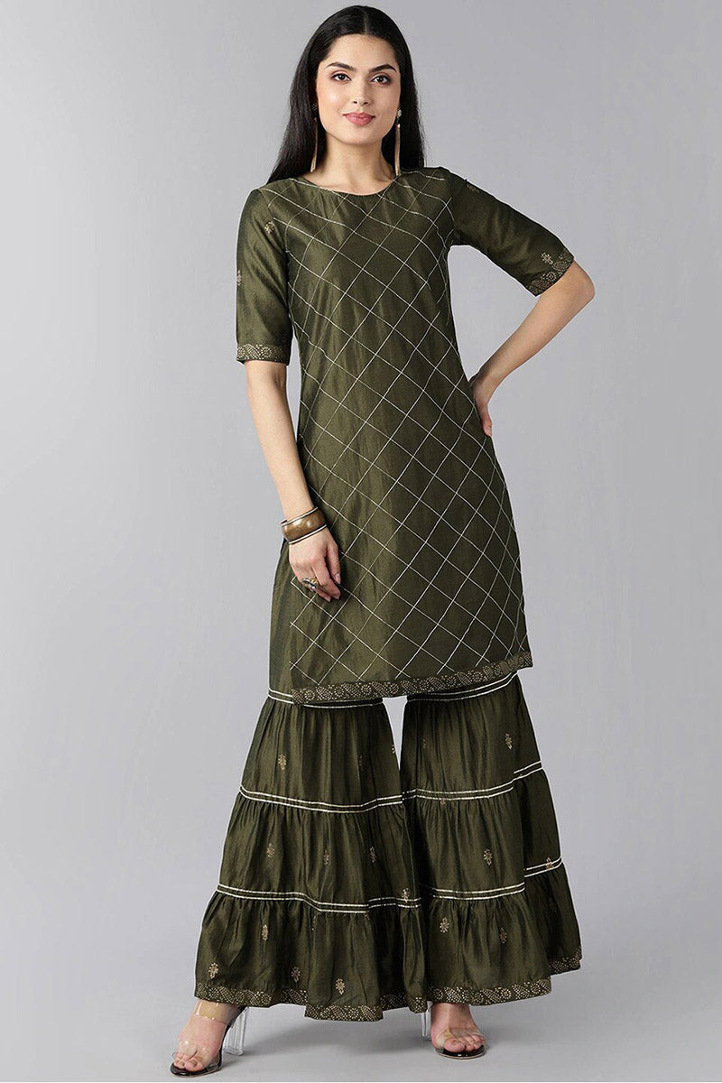 Checks Kurta Sets Discount, GetQuotenow - Ahika