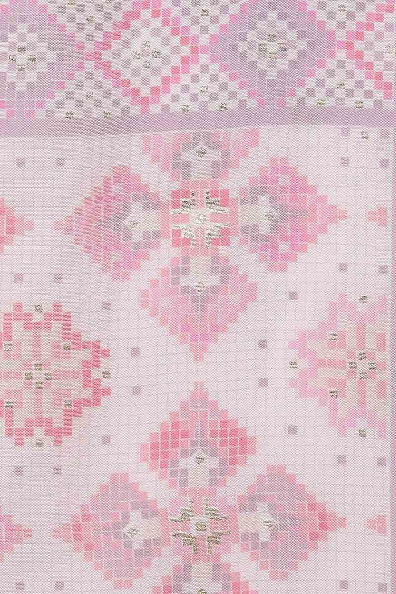 Pink Poly Silk Straight Kurta Pant With Dupatta VKSKD1521