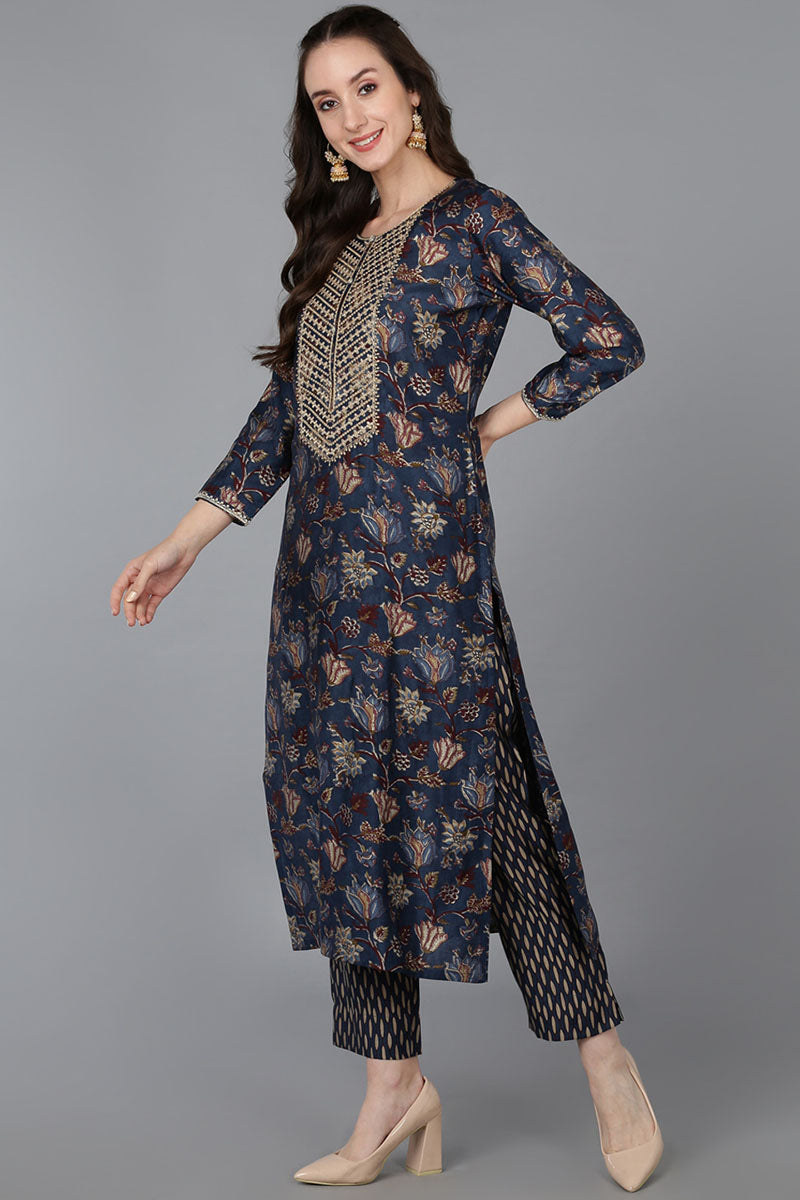 Buy Blue Silk Pants for Women Online from Indias Luxury Designers 2023