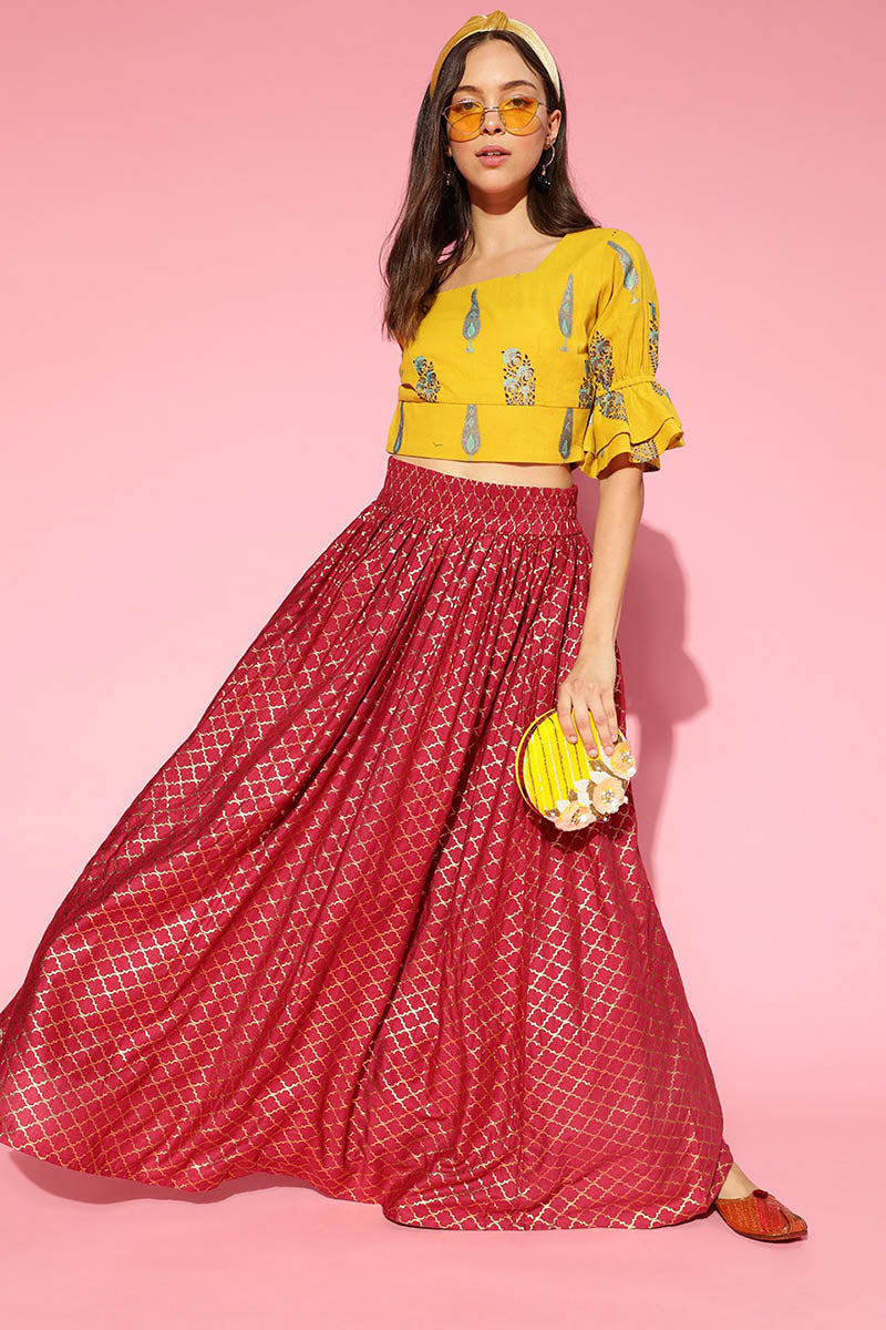 Yellow crop deals top ethnic