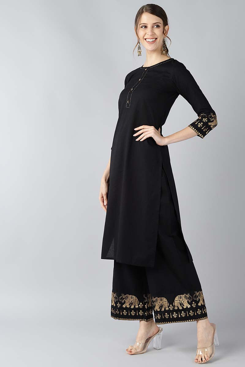 Kurta with palazzo on sale suits